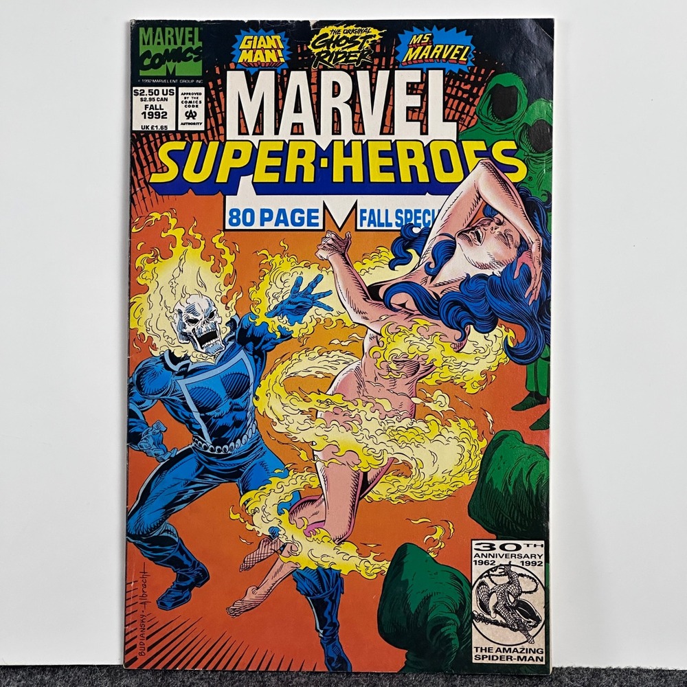 Marvel Super-Heroes Fall Special 1992 Ghost Rider Ms Marvel Giant-Man Comic